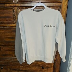 1897 Womens Crew Neck Sweatshirt. Womens Sz Small. DONT KNOW, DONT CARE!!